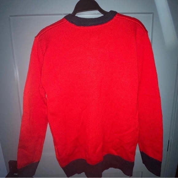 H&M I'm On Your Wish List Ugly Christmas Sweater red holidays party size S - Picture 2 of 9